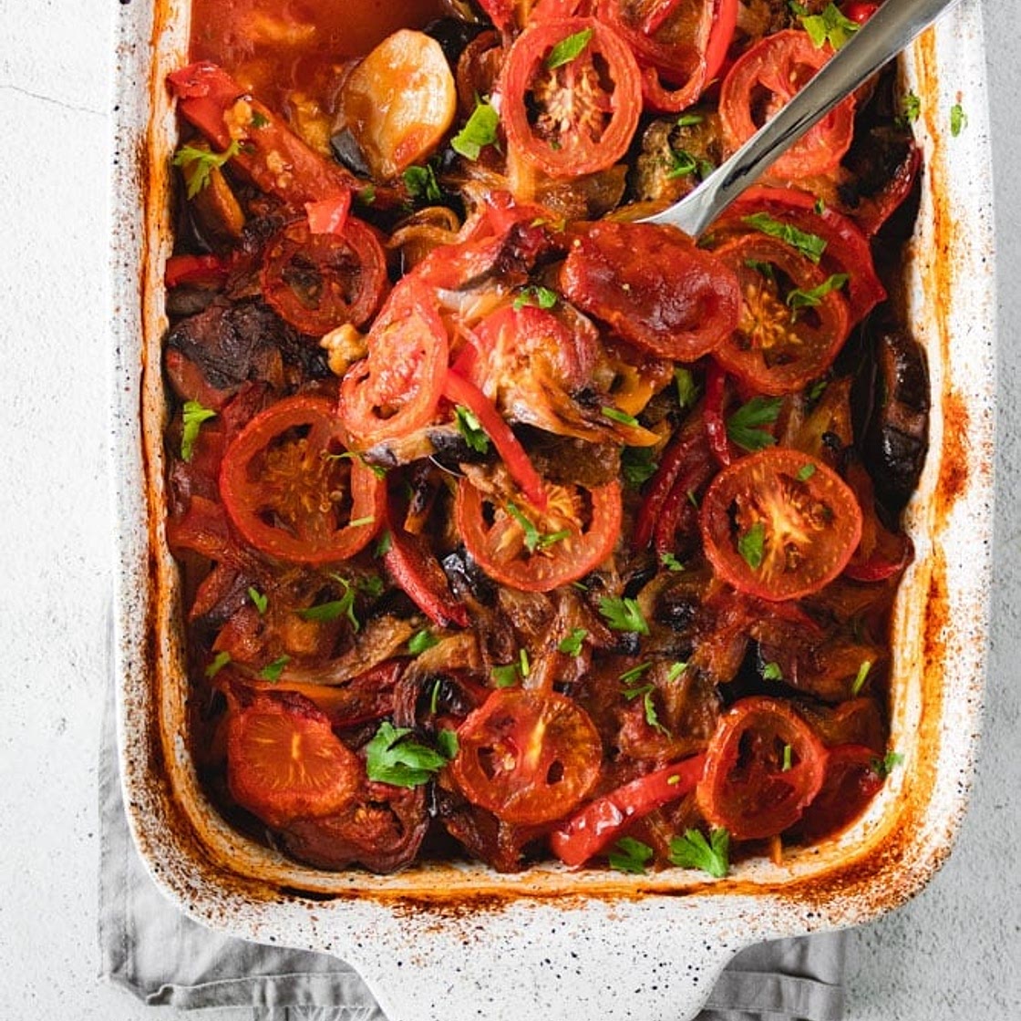 Mediterranean Eggplant Casserole (Kafta Bil Sanieh)