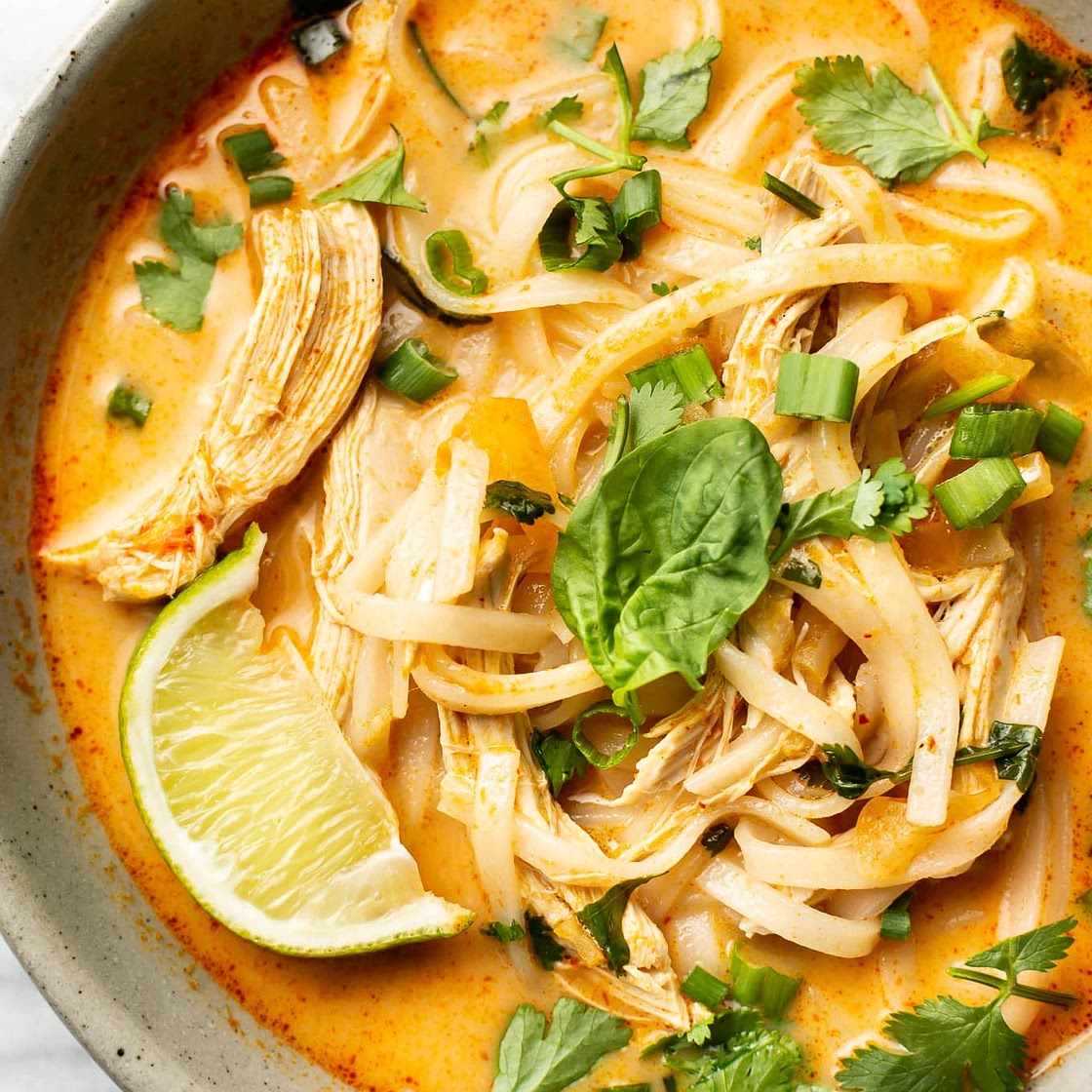 Easy Thai Chicken Curry Soup