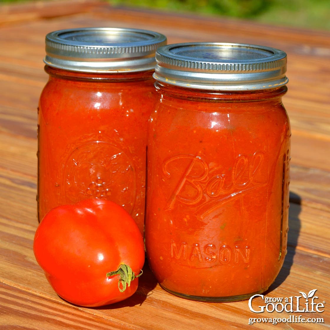 Seasoned Tomato Sauce Recipe for Canning