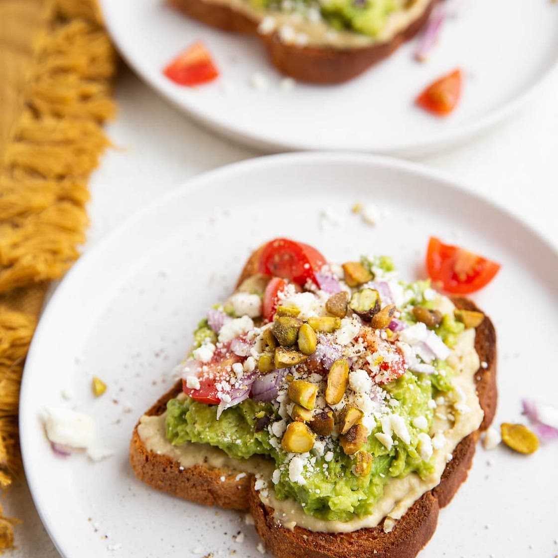 Hummus Avocado Toast