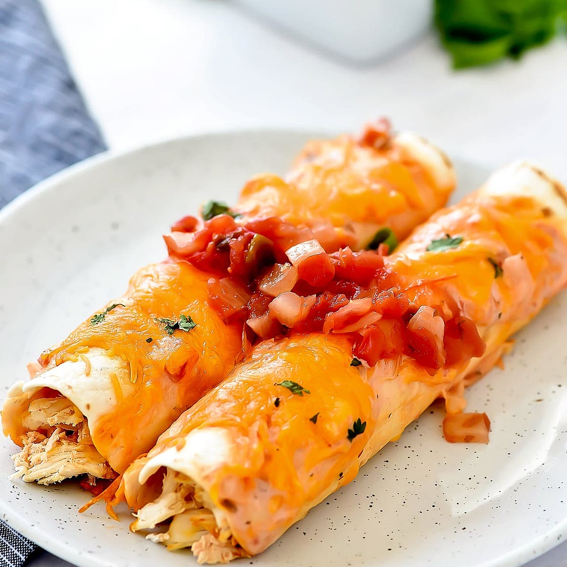 Ranch Chicken Enchiladas