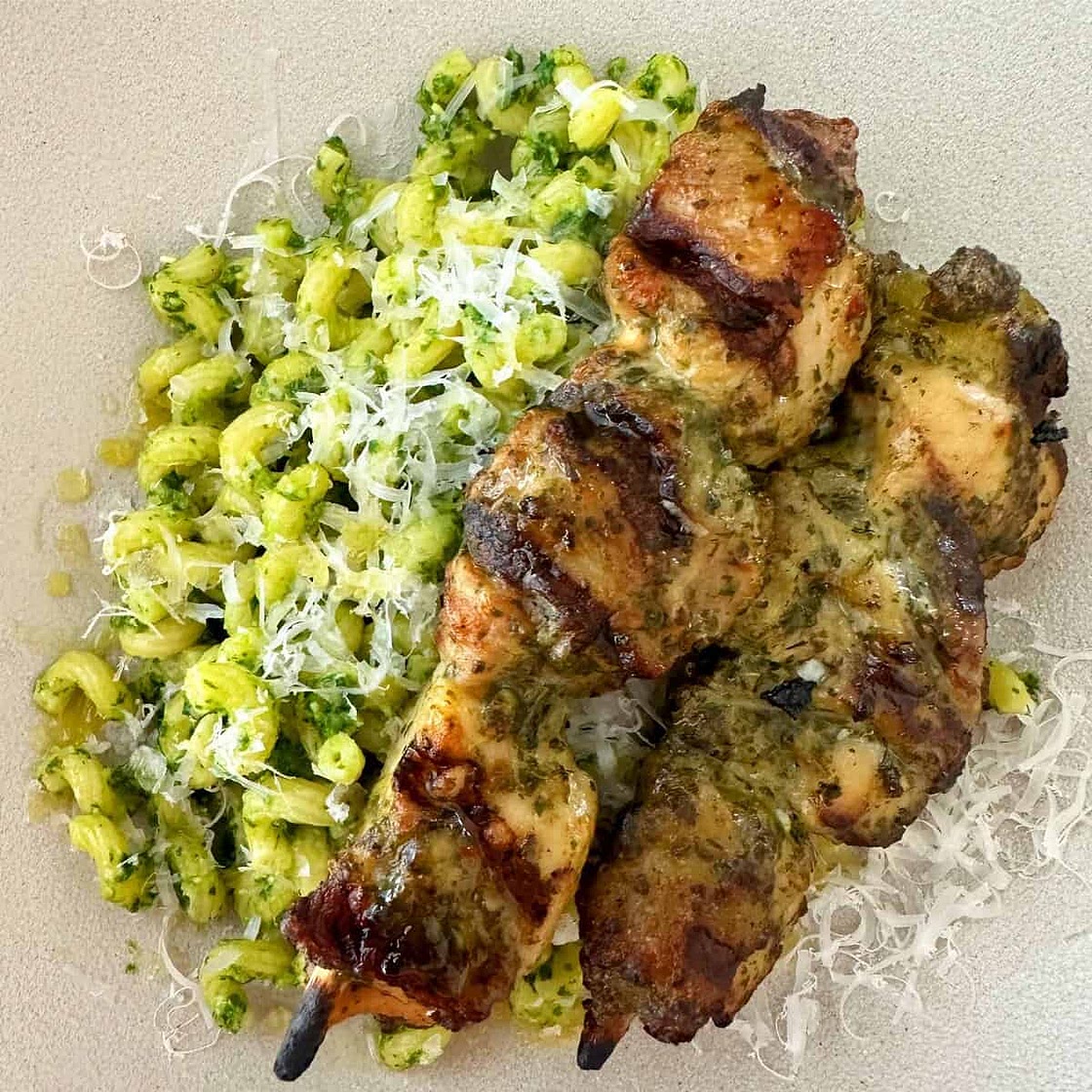 Parsley Miso Pesto Pasta