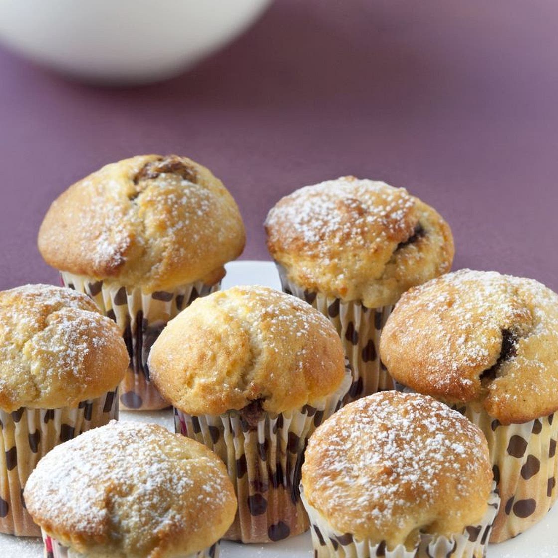 Muffins coeur de Nutella