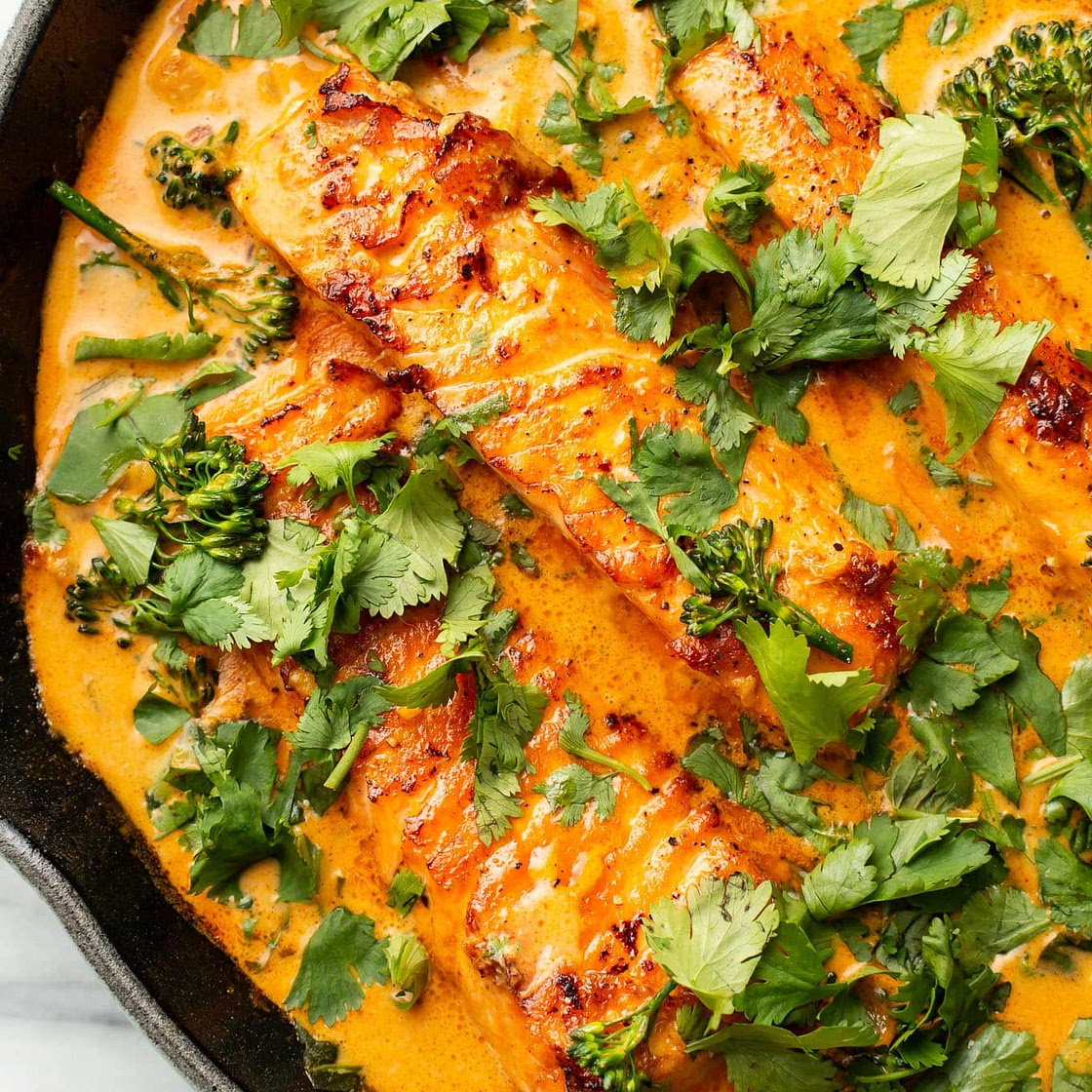Salmon Coconut Curry
