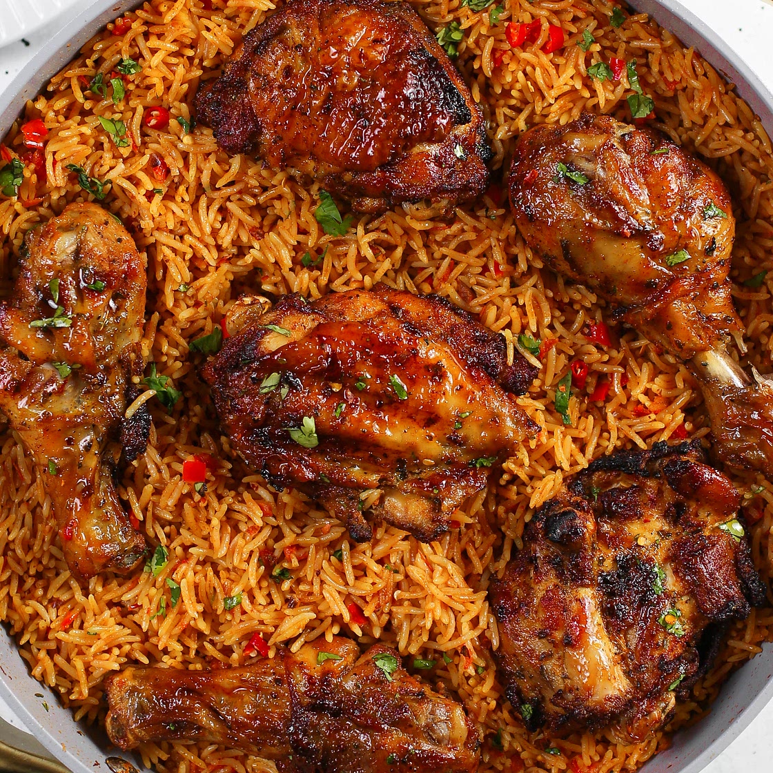 Coconut Curry Rice with Grilled Chicken