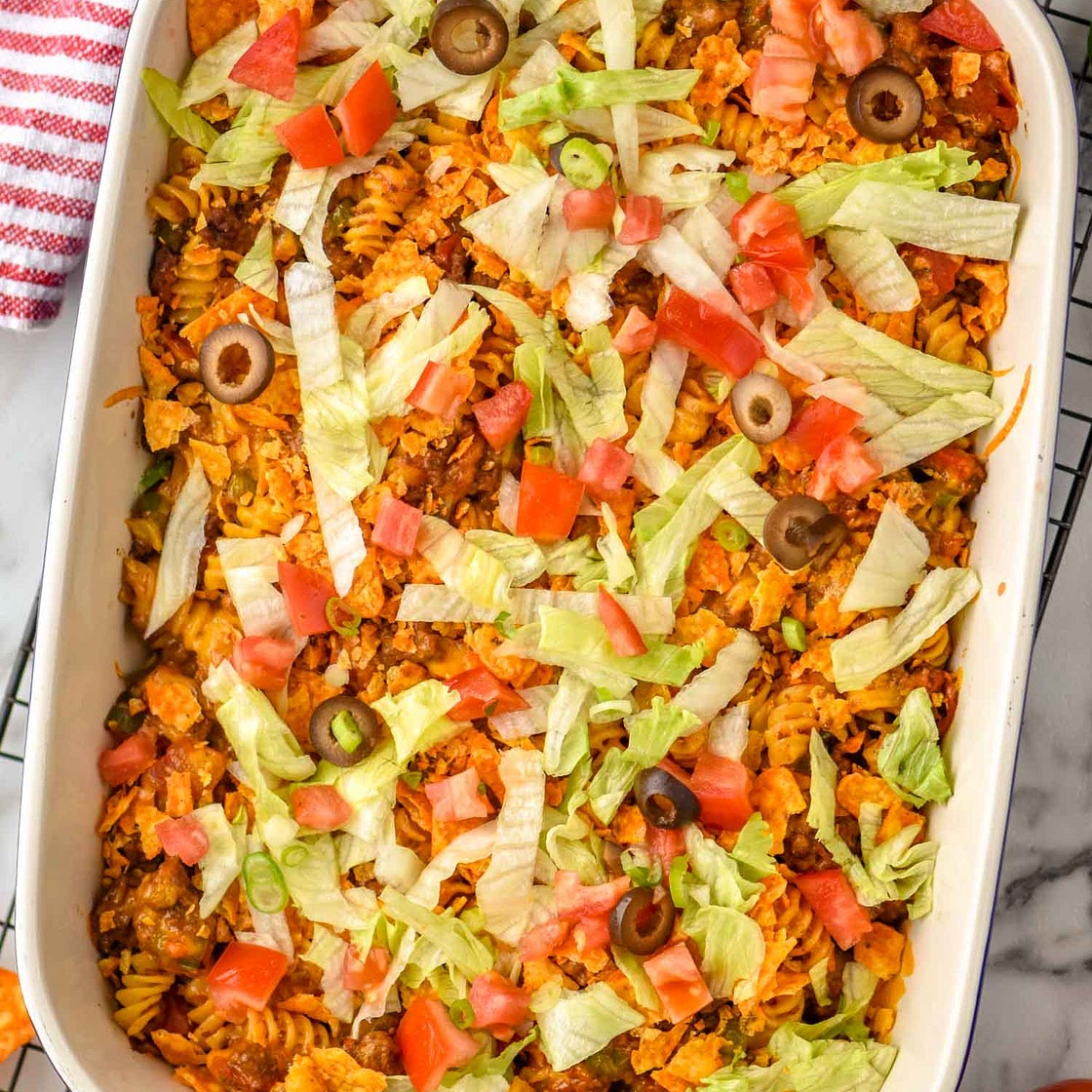 Pasta Taco Casserole
