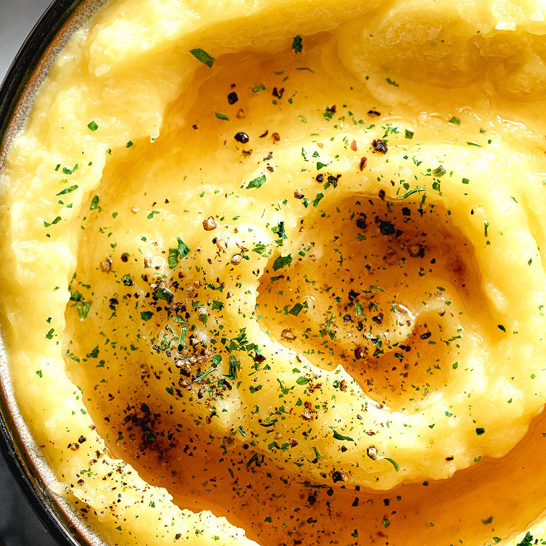 Parmesan Mashed Spaghetti Squash