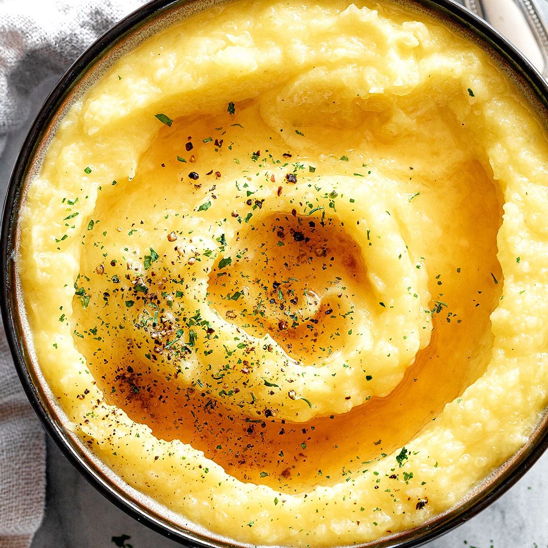 Parmesan Mashed Spaghetti Squash