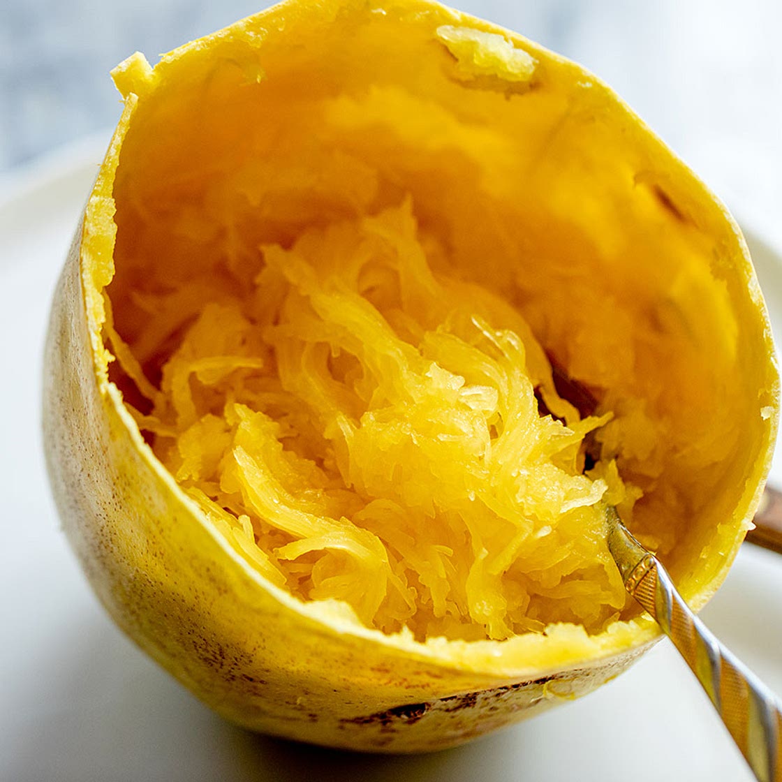 Parmesan Mashed Spaghetti Squash