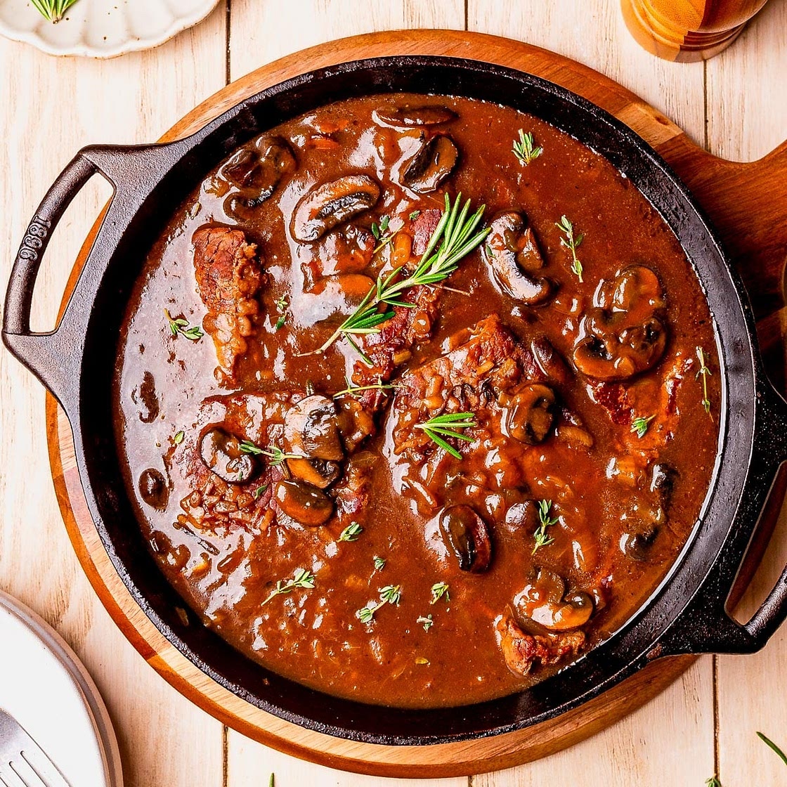 Smothered Round Steak