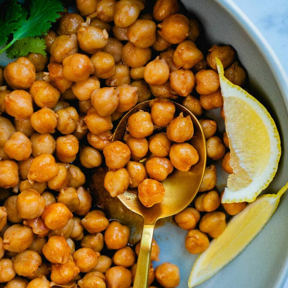 Easy Canned Chickpeas