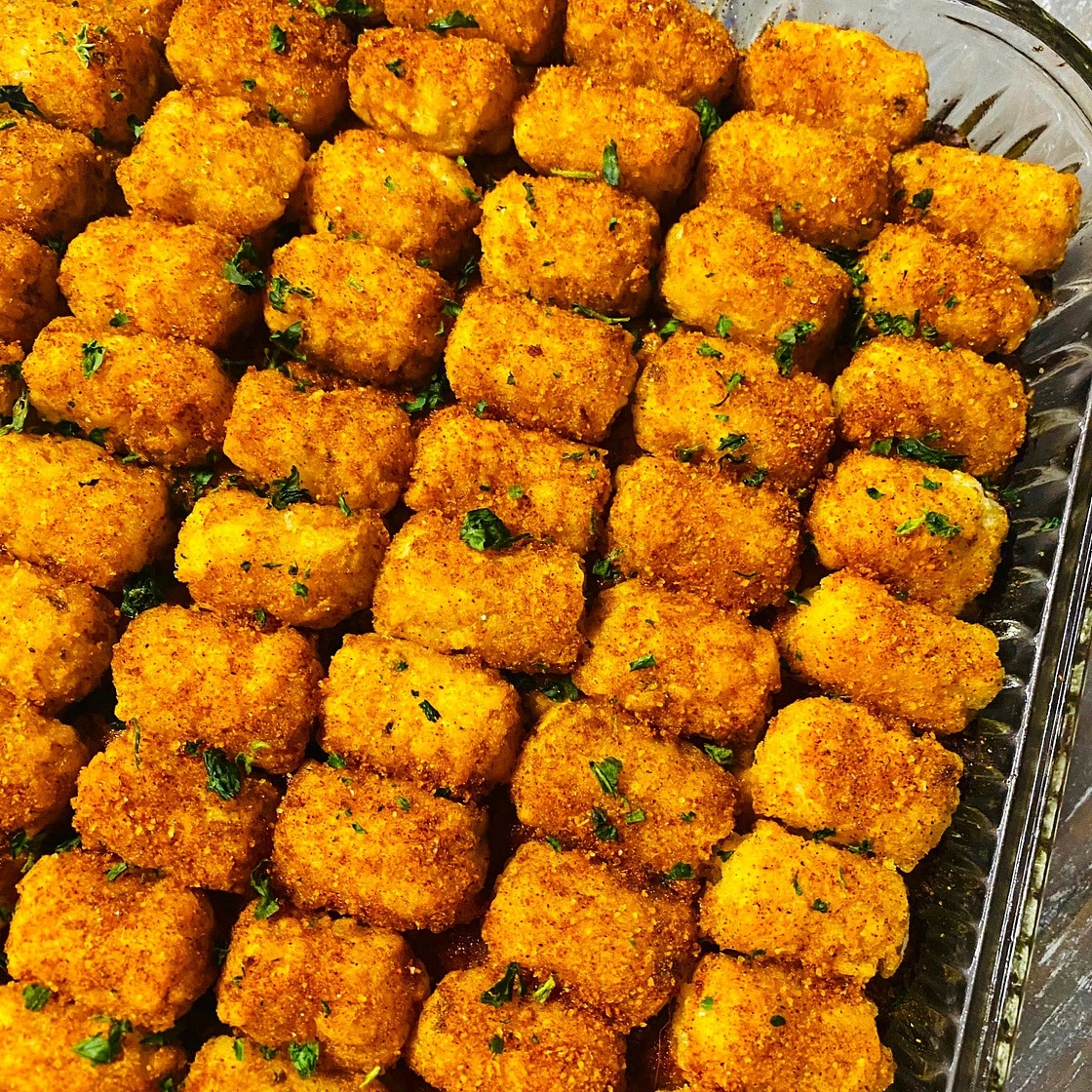 BBQ Pork Tater Tot Casserole