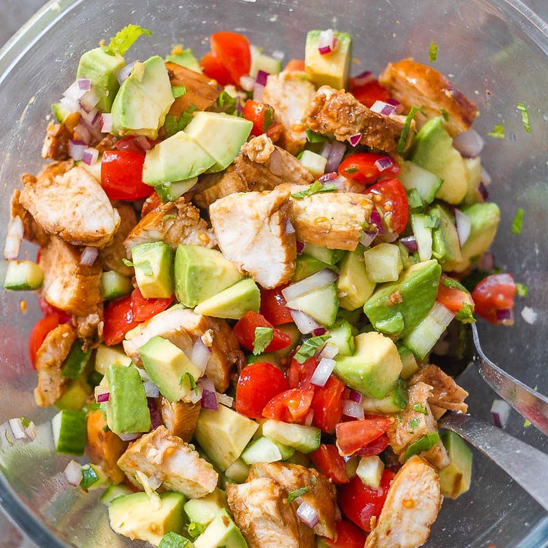 Healthy Avocado Chicken Salad