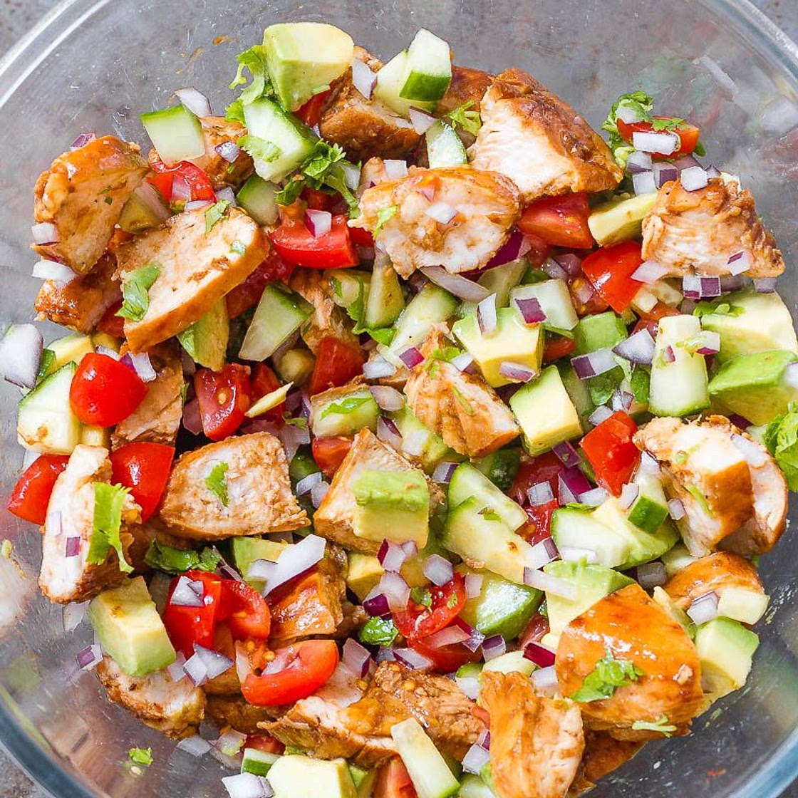 Healthy Avocado Chicken Salad