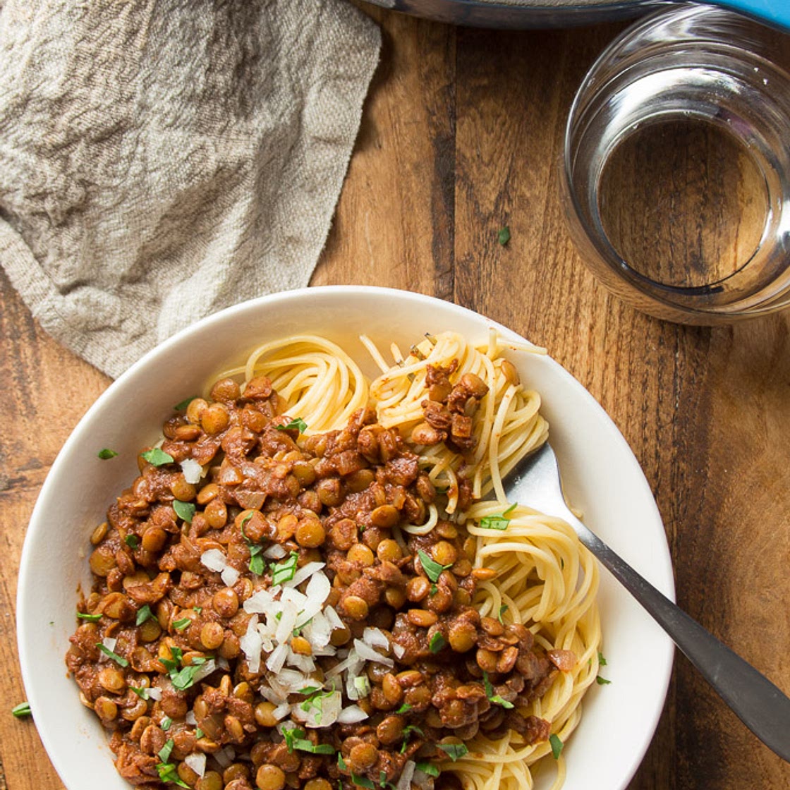 Lentil Cincinnati Chili