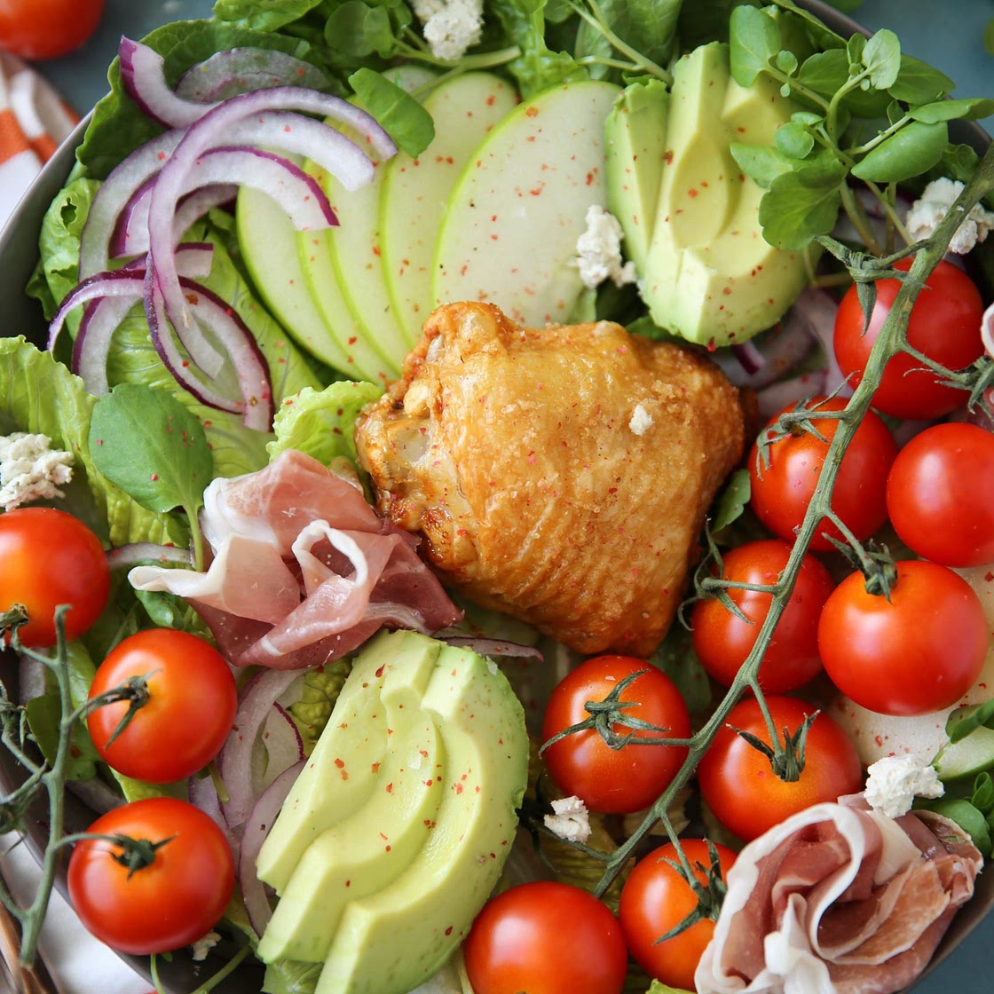 Honey Mustard Crispy Chicken Salad