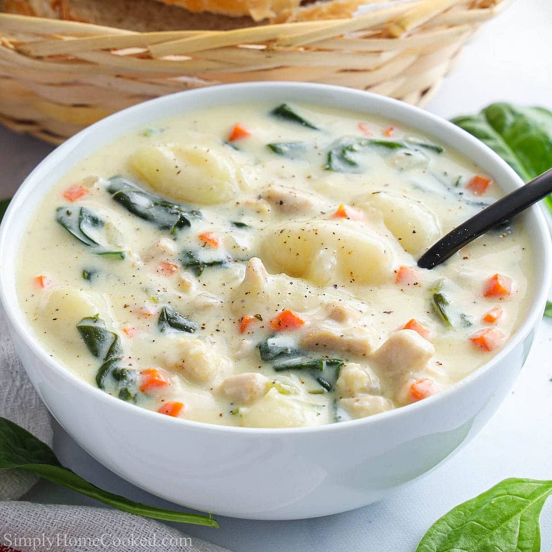 Creamy Chicken and Gnocchi Soup
