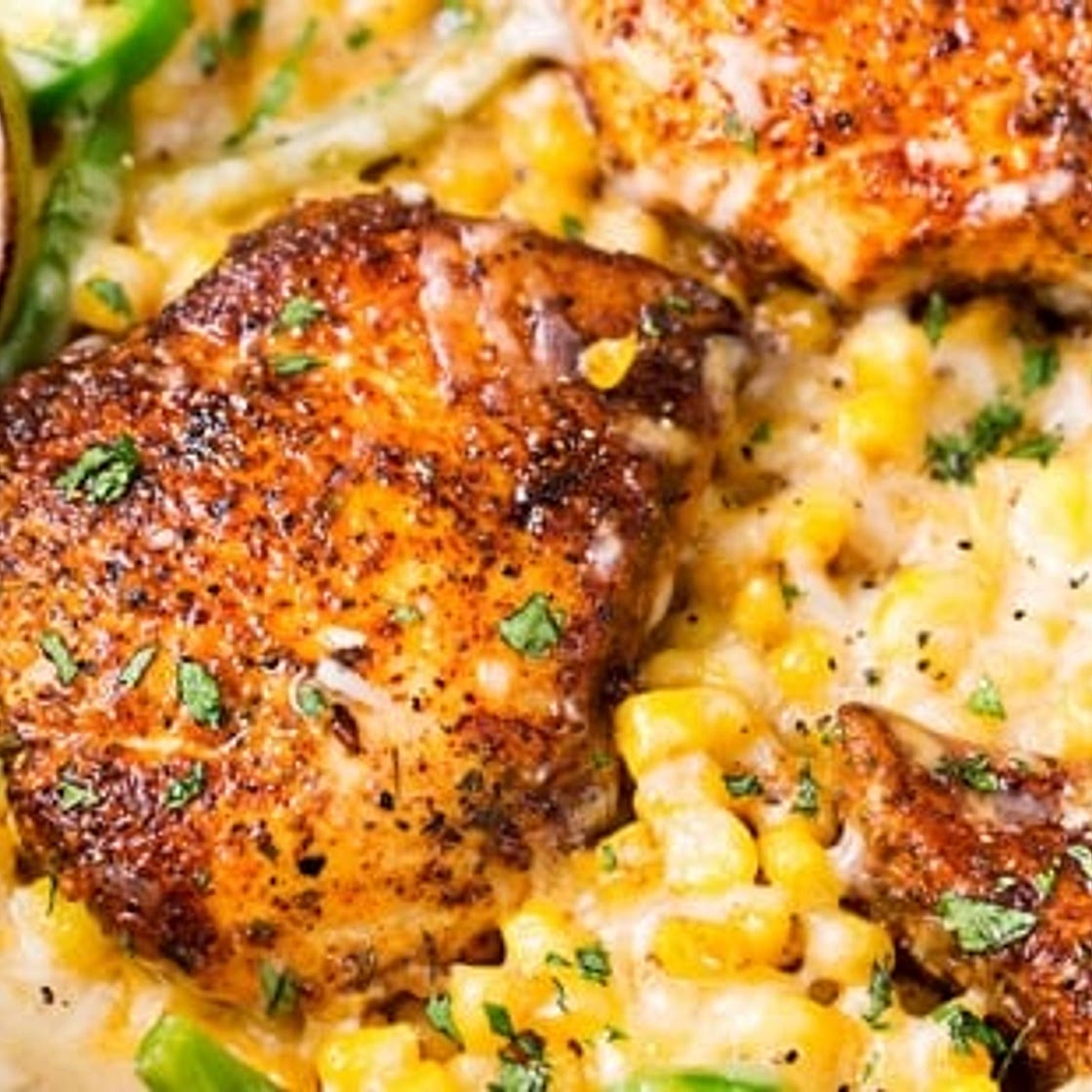 One Pan Cheesy Jalapeño Chicken