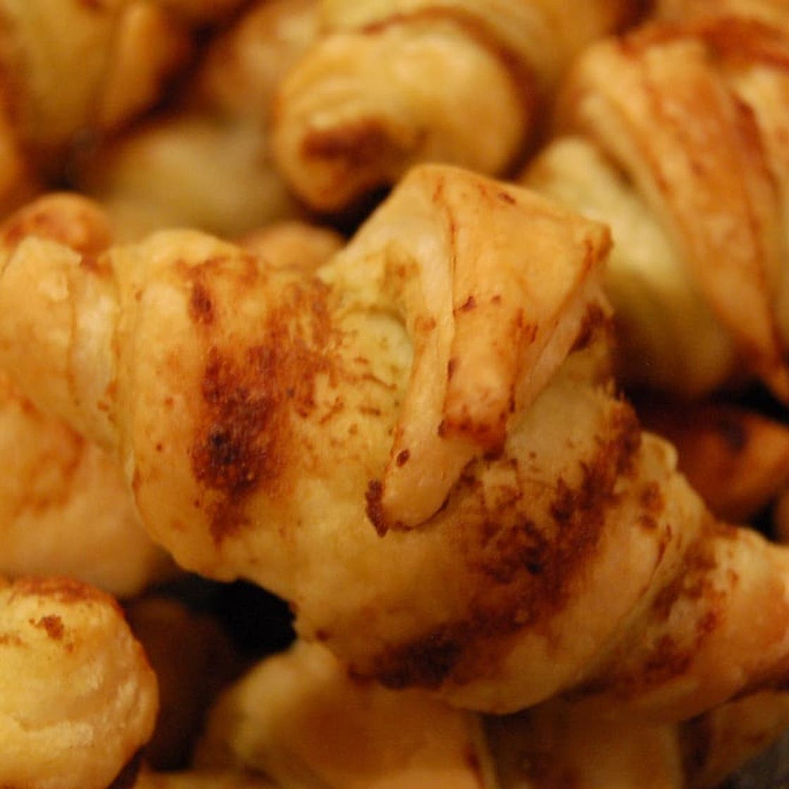 Minis croissants au Pesto