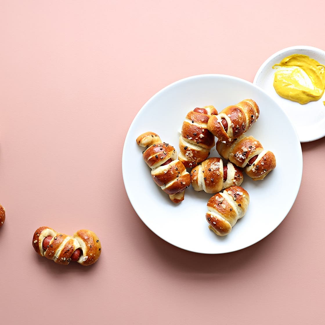 Pretzel Hot Dogs