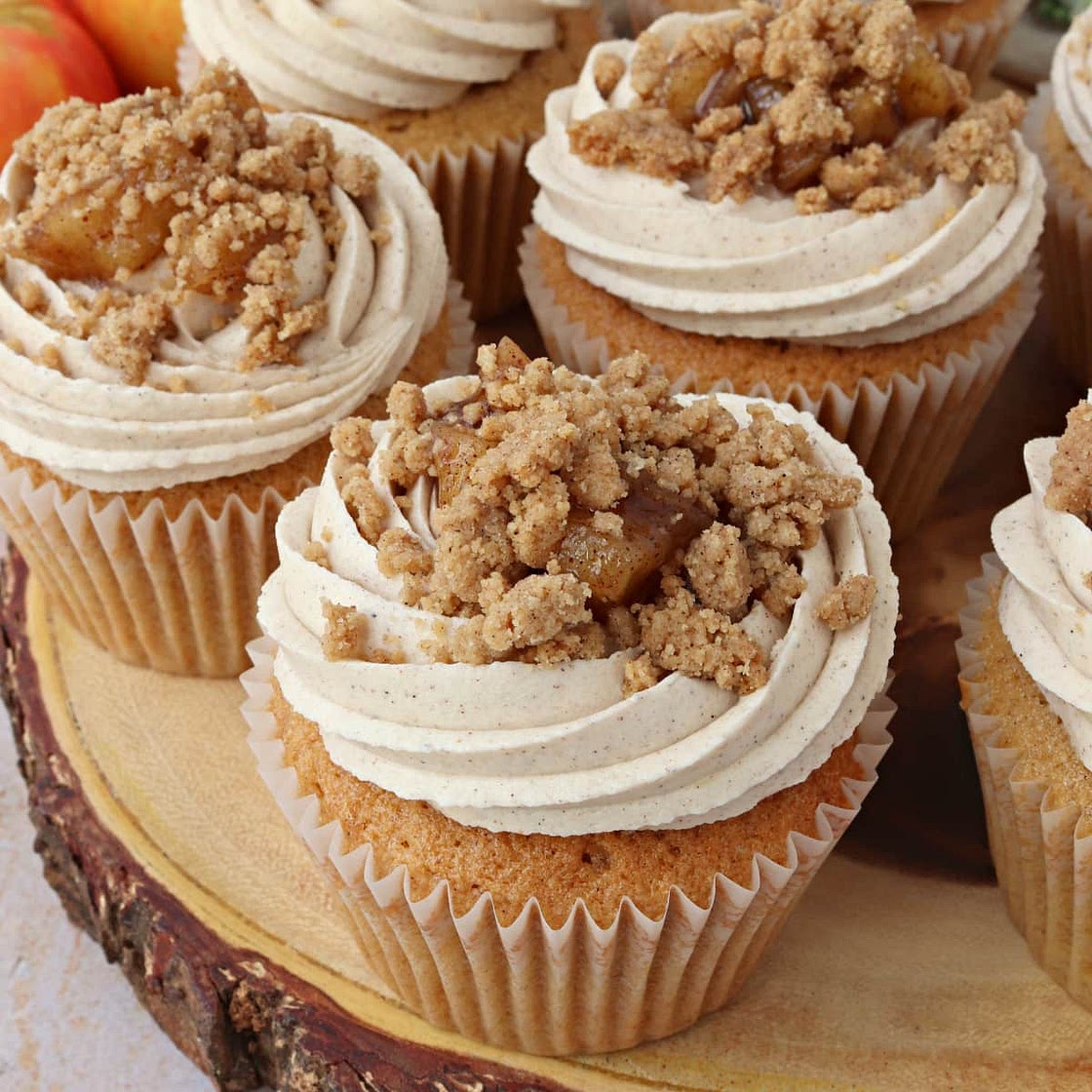 Apple Crumble Cupcakes