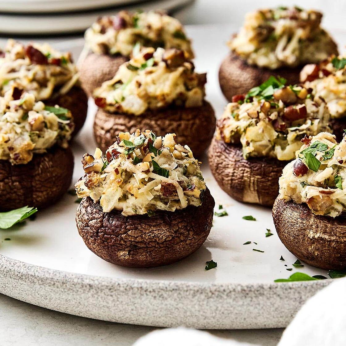 Most Delicious Stuffed Mushrooms