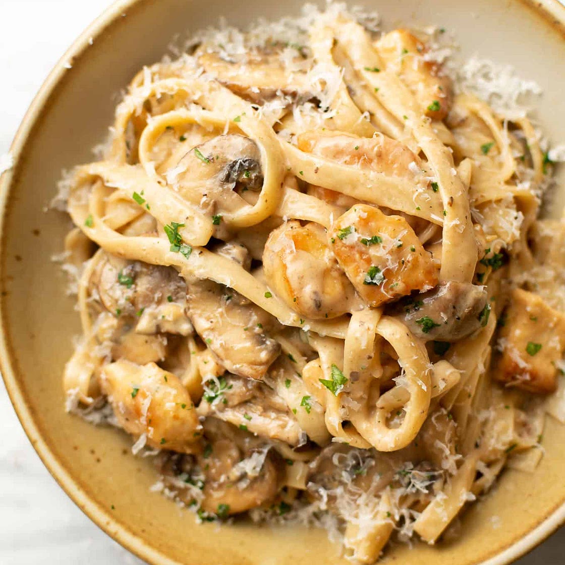 Chicken Marsala Pasta