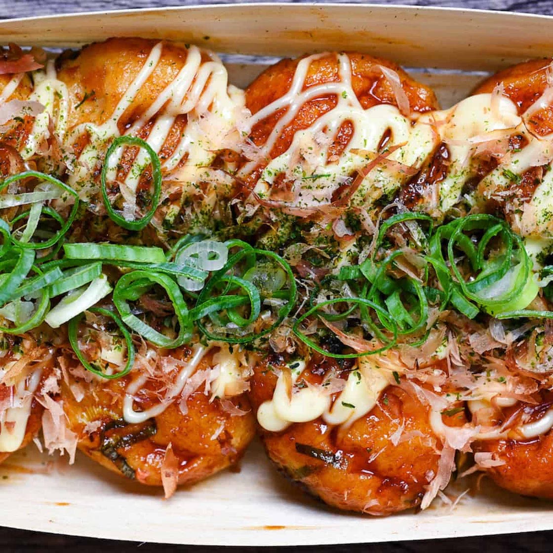 Authentic Takoyaki (Japanese Fried Octopus Balls)