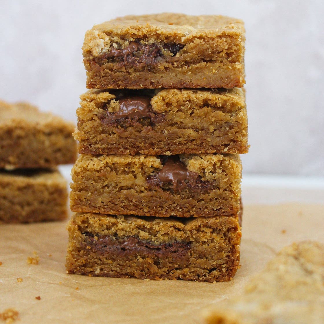 Condensed Milk Nutella Bars