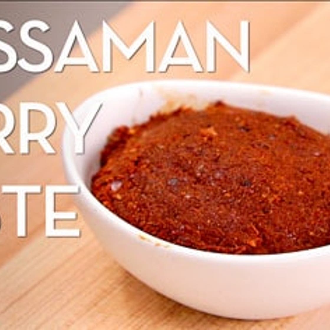 Massaman Curry Paste Recipe พริกแกงมัสมั่น