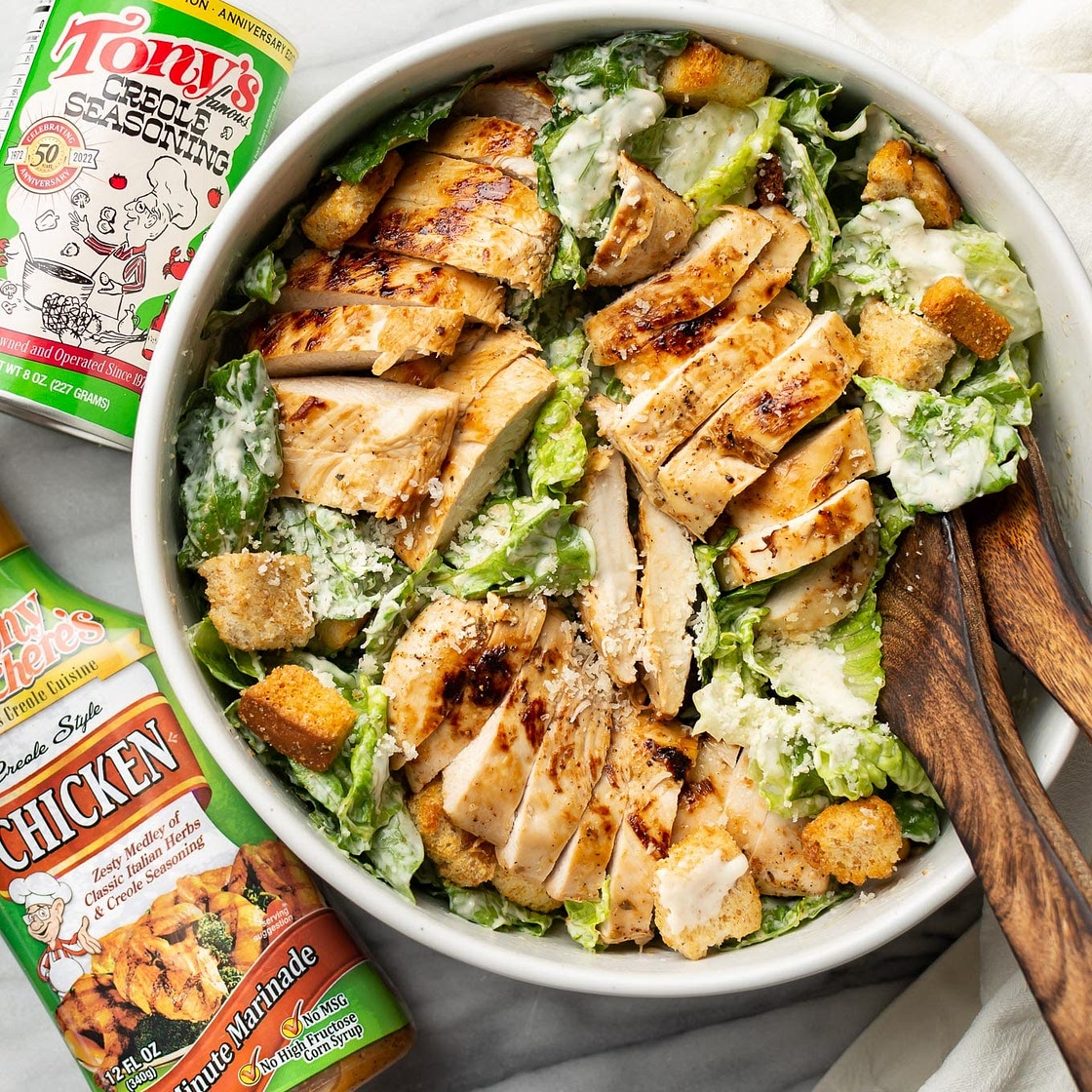 Cajun Chicken Caesar Salad