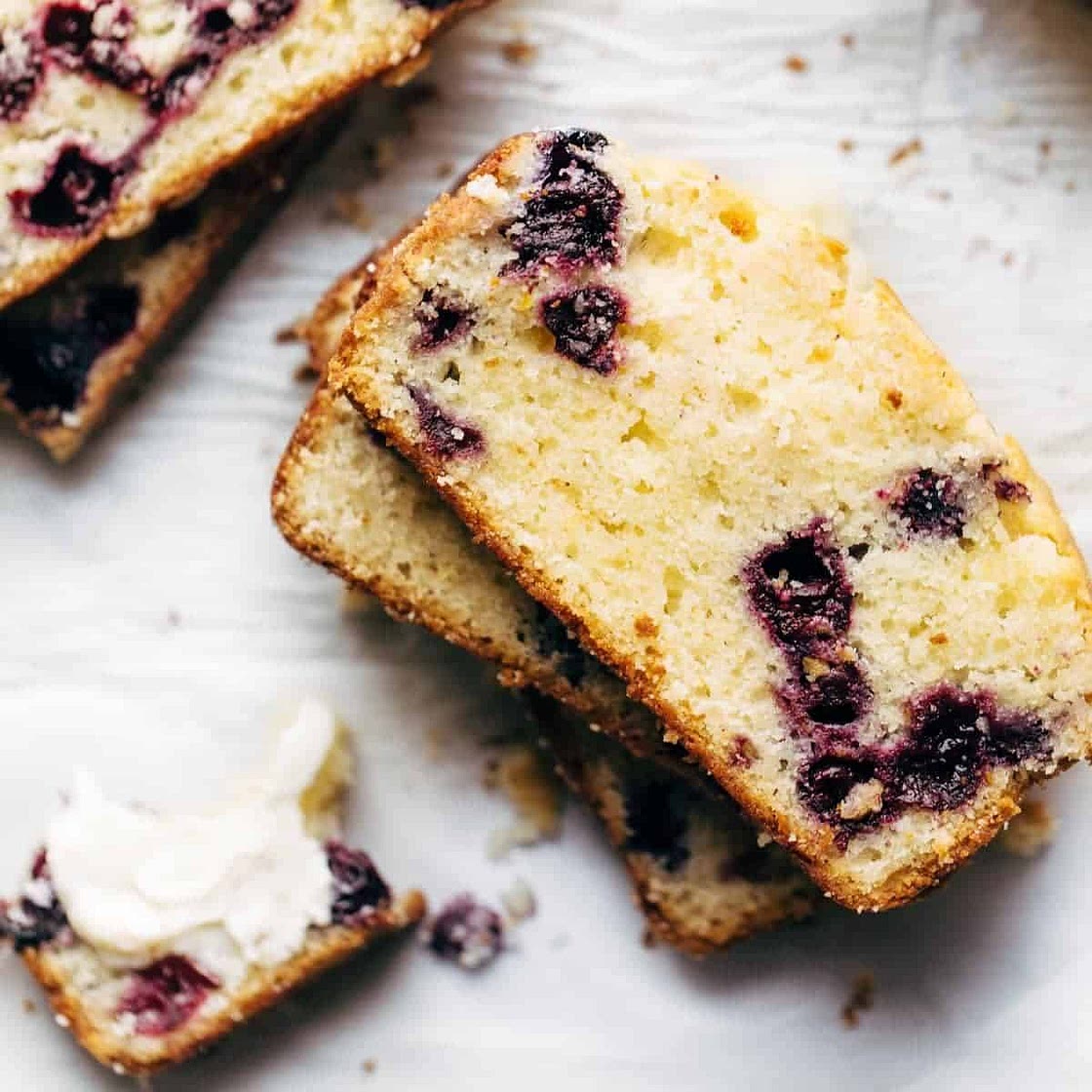 Springy Blueberry Lemon Bread