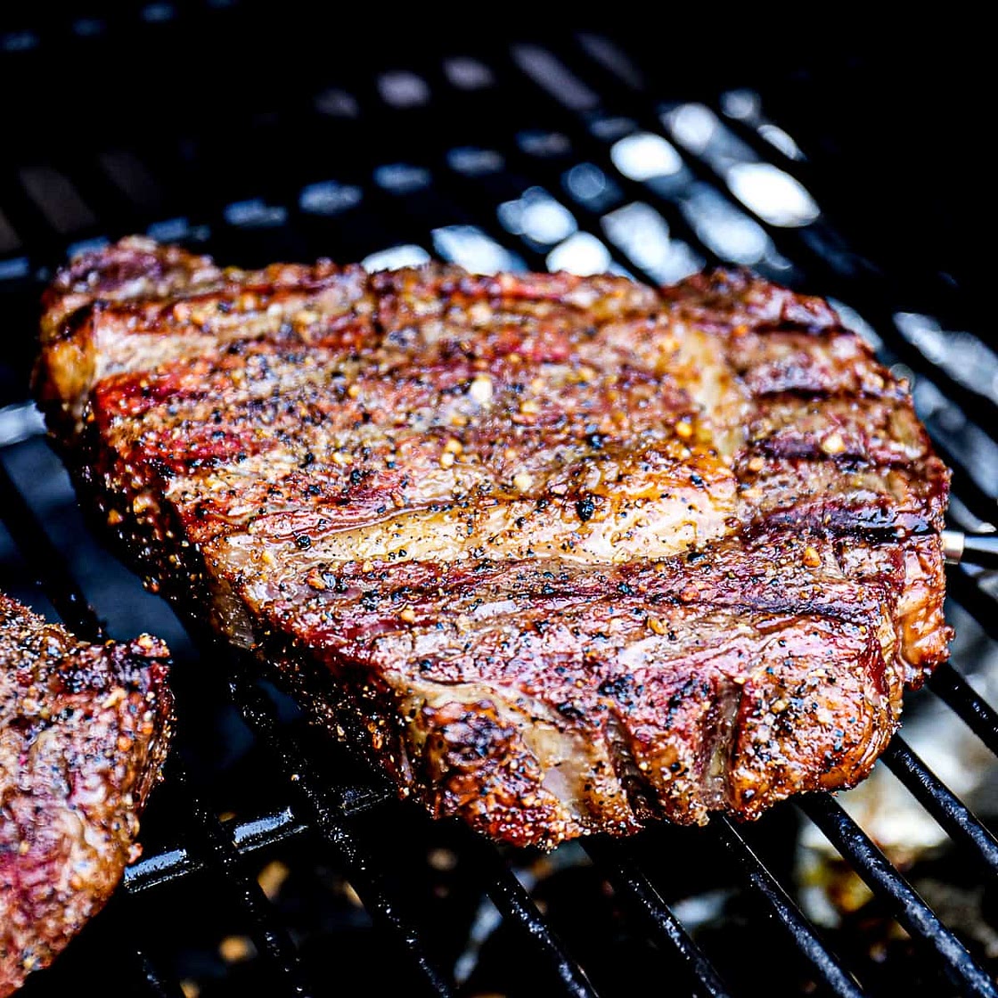 Best Traeger Smoked Ribeye Steaks Recipe | Sip Bite Go