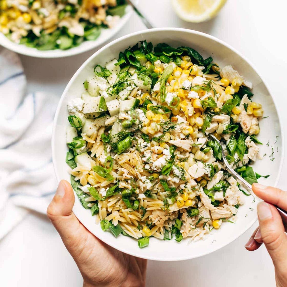 Zippy Orzo Summer Salad