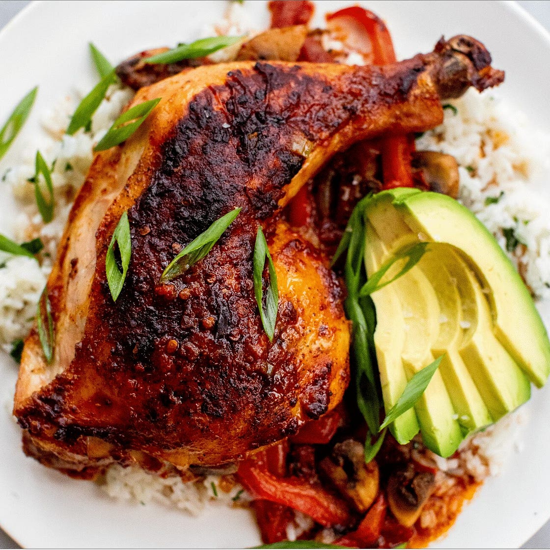 Honey-Chipotle Chicken and Rice