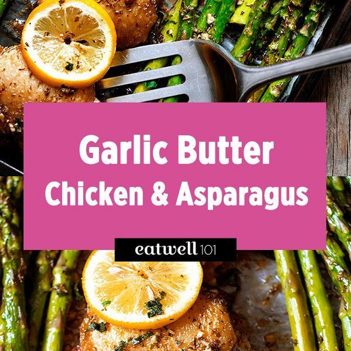 Sheet Pan Garlic Butter Chicken and Asparagus