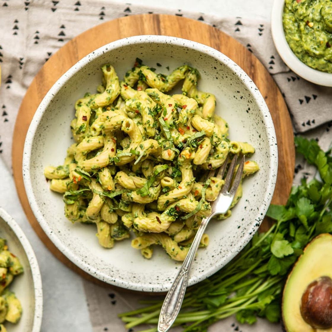 Avocado Pesto Pasta