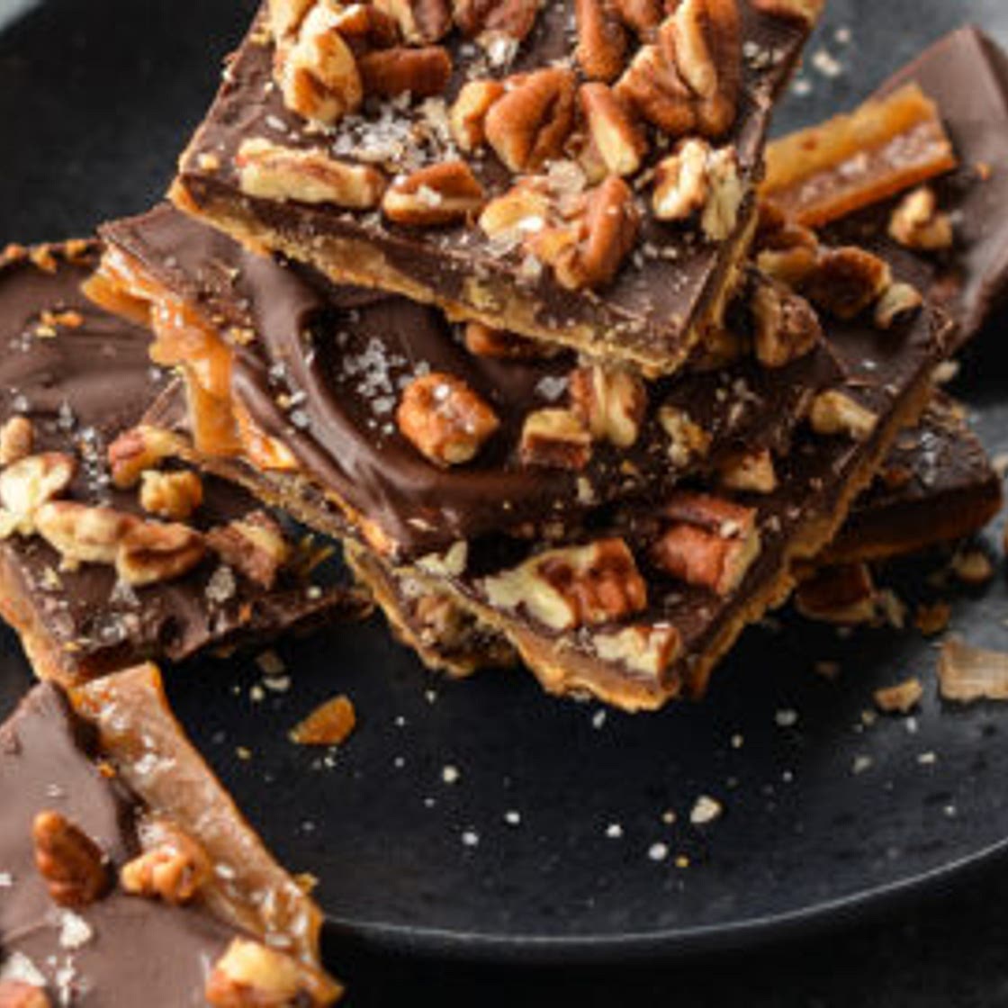 Chocolate Toffee Matzo Crack