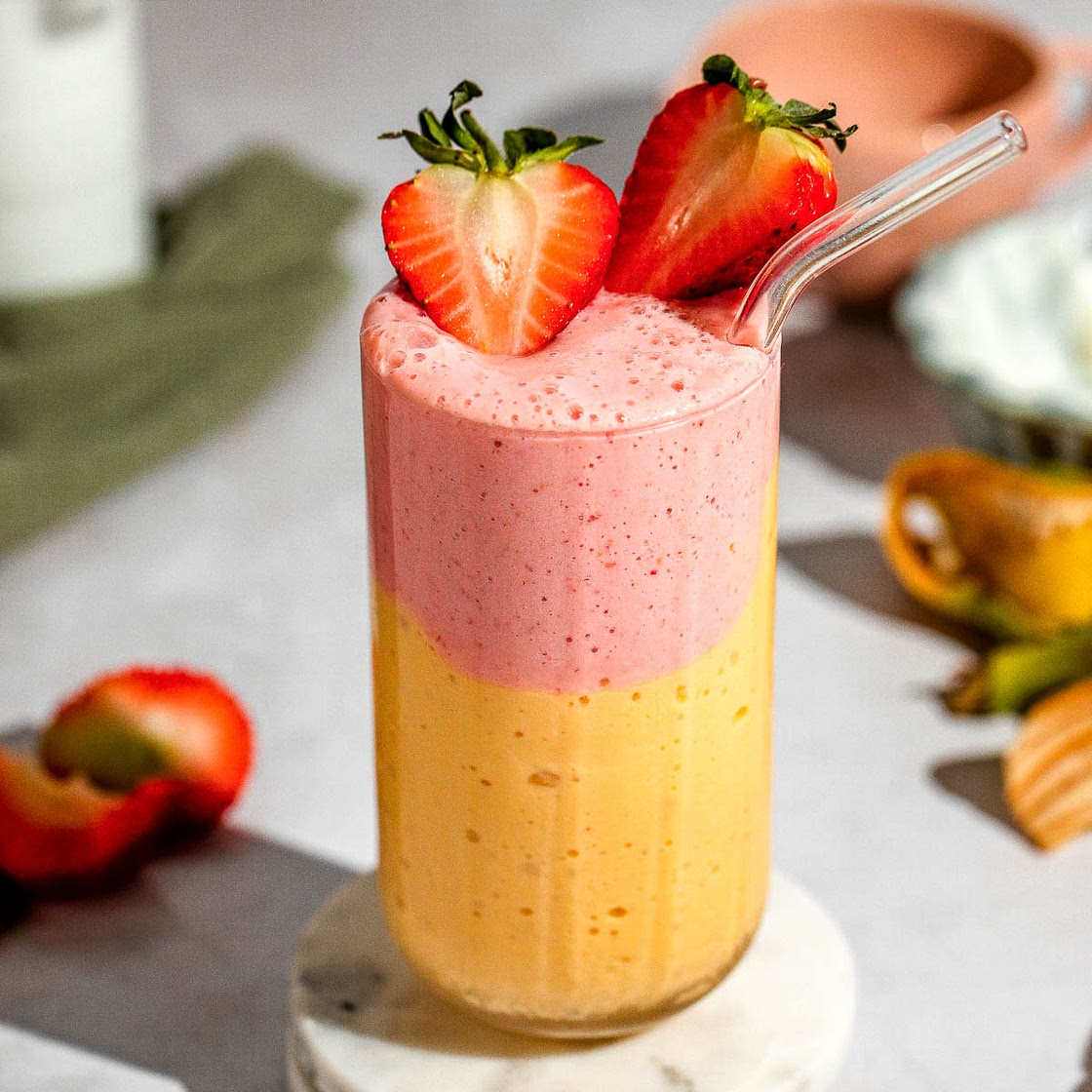 Mango Strawberry Smoothie
