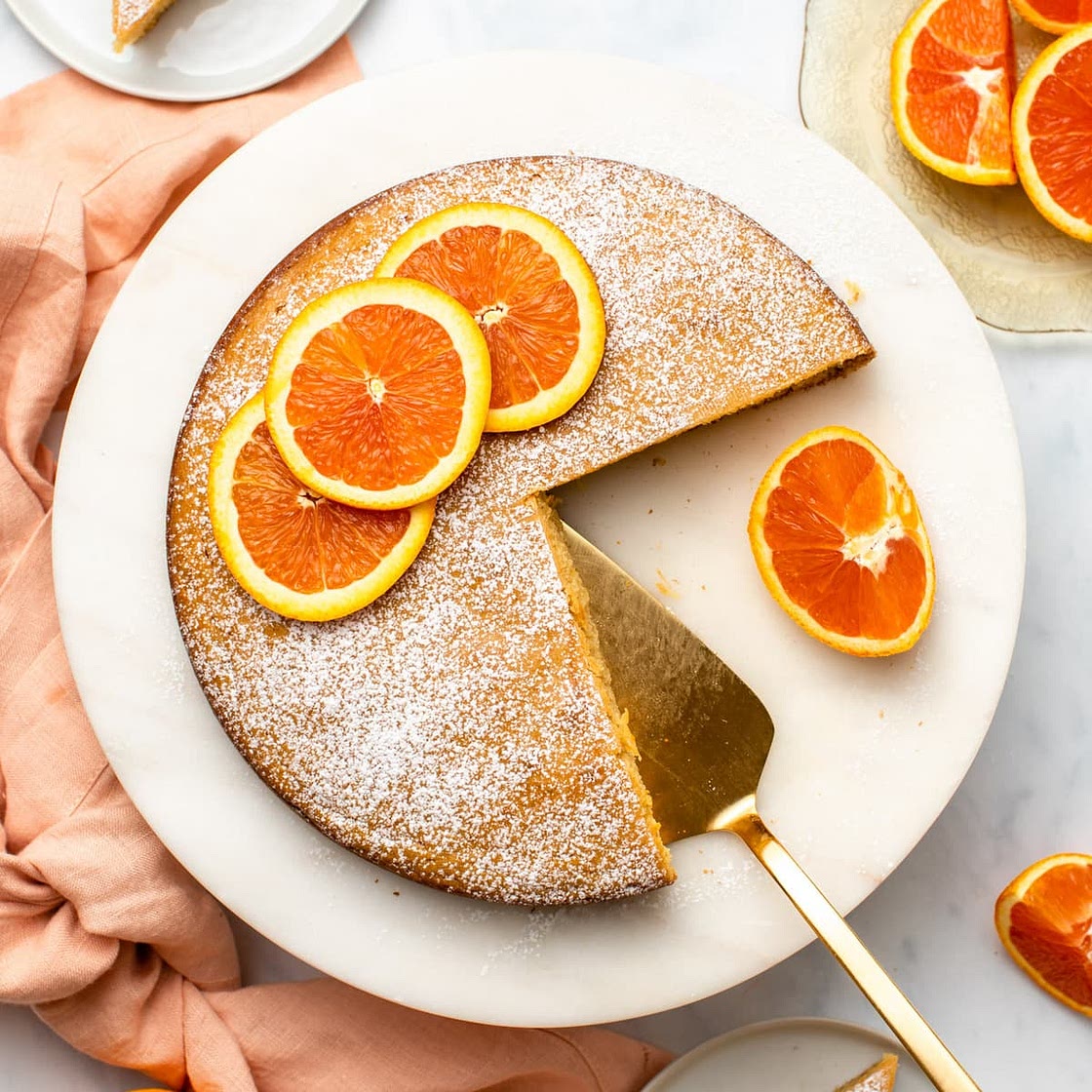 Vegan Orange Cake with Olive Oil