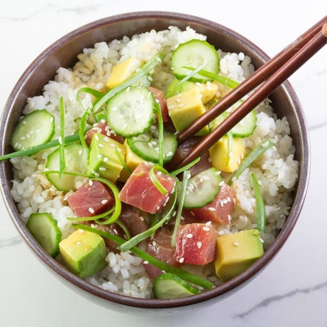 Low FODMAP Tuna Poke