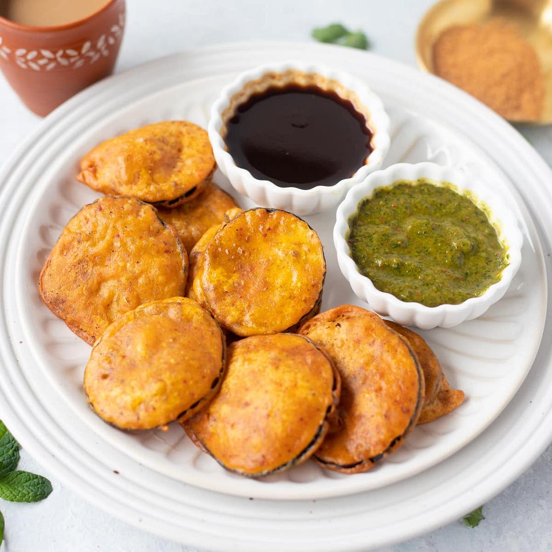Eggplant Pakora (Baingan Pakora)