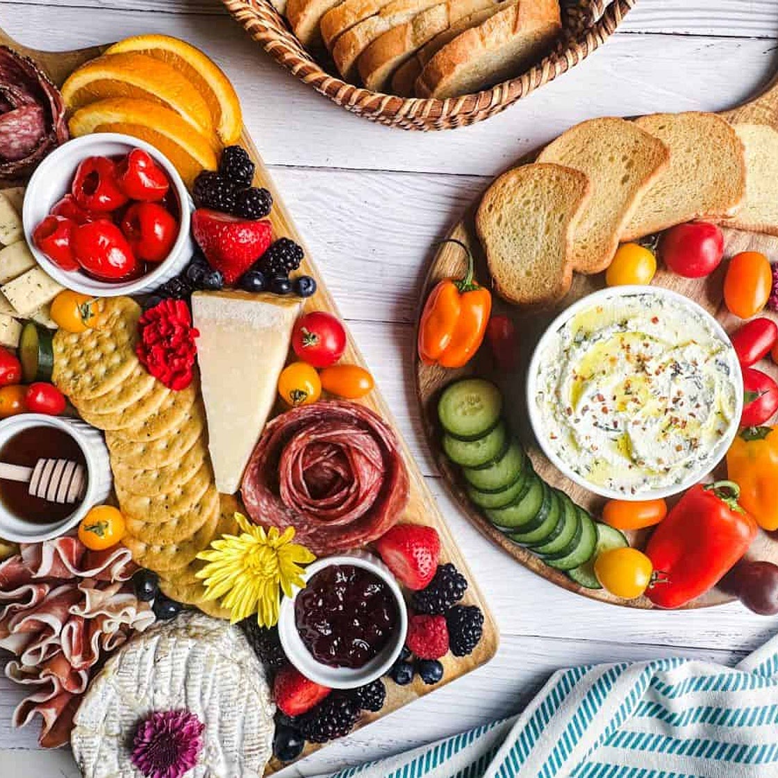 Easy Breezy Summer Party Charcuterie Board