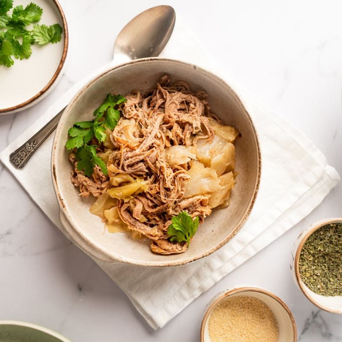 Slow Cooker Kalua Pork with Cabbage