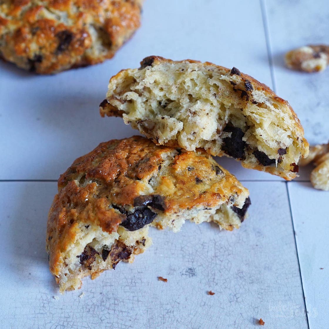 Chocolate Walnut Scones