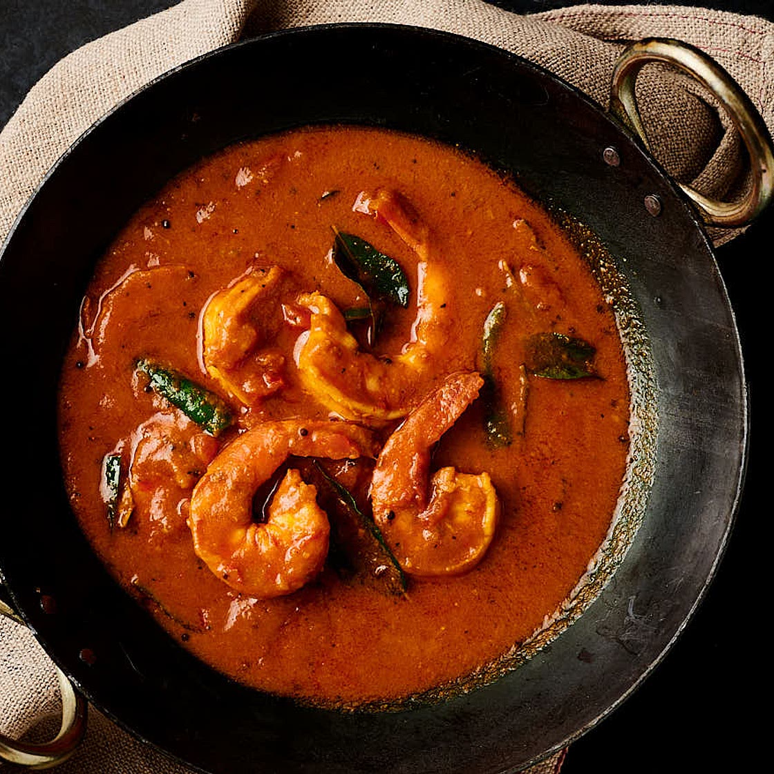 South Indian prawn curry