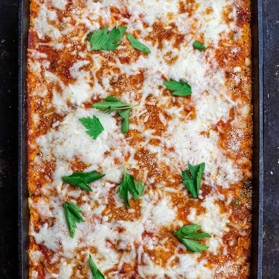Italian Rice Casserole Recipe with Chicken Sausage