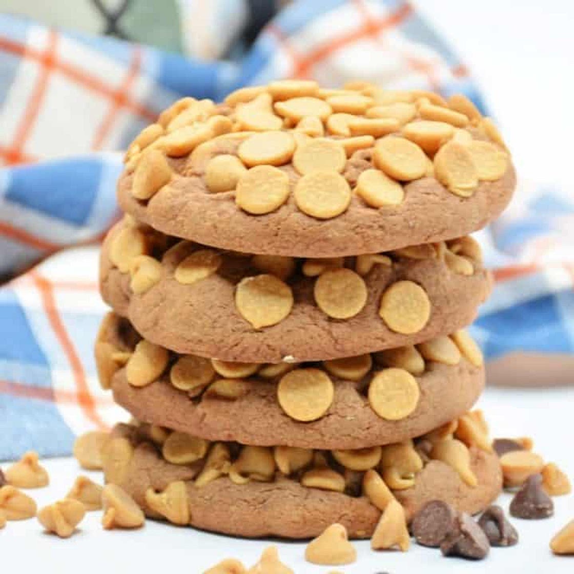 Crumble Chocolate Peanut Butter Cookies