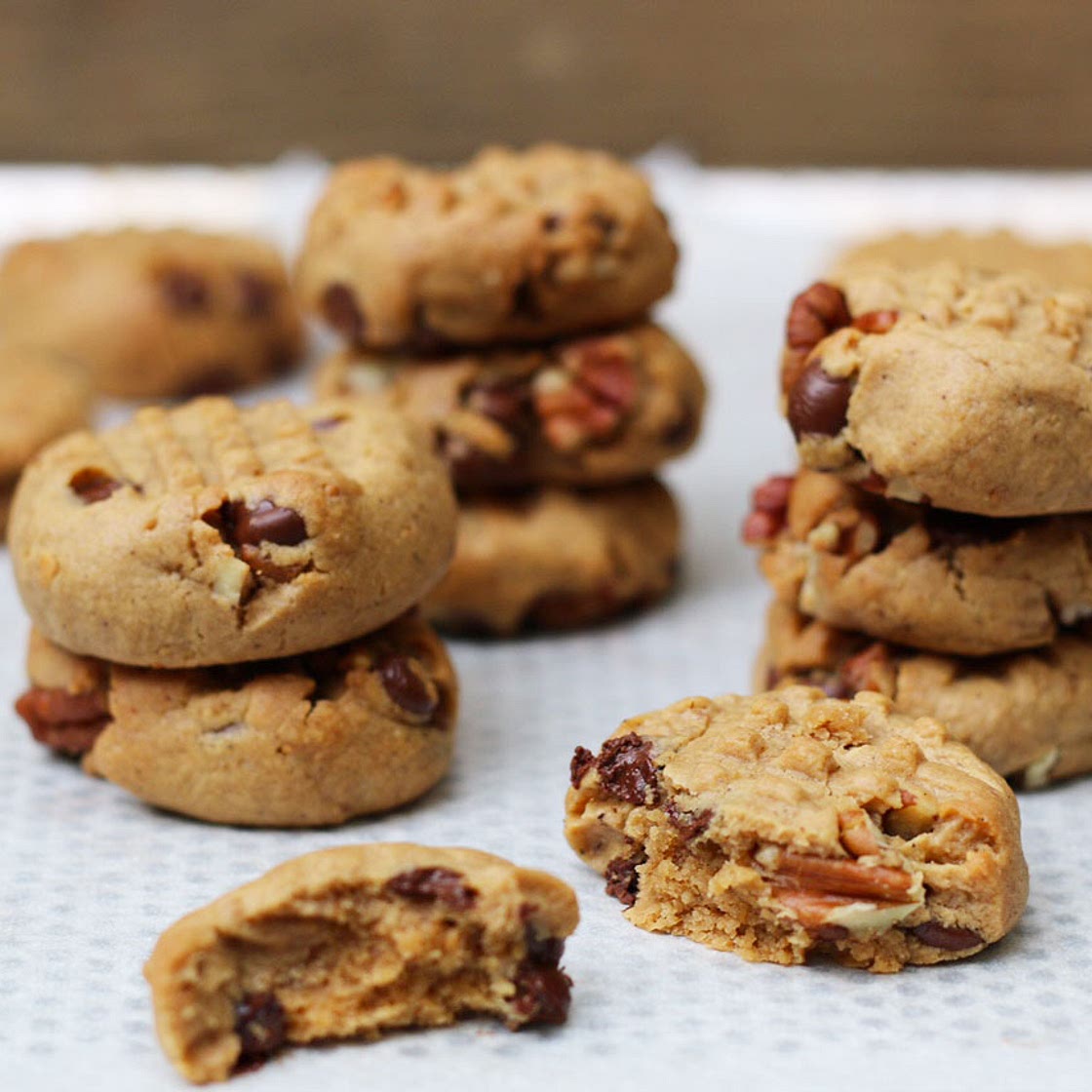 Cookies vegan au beurre de cacahuètes