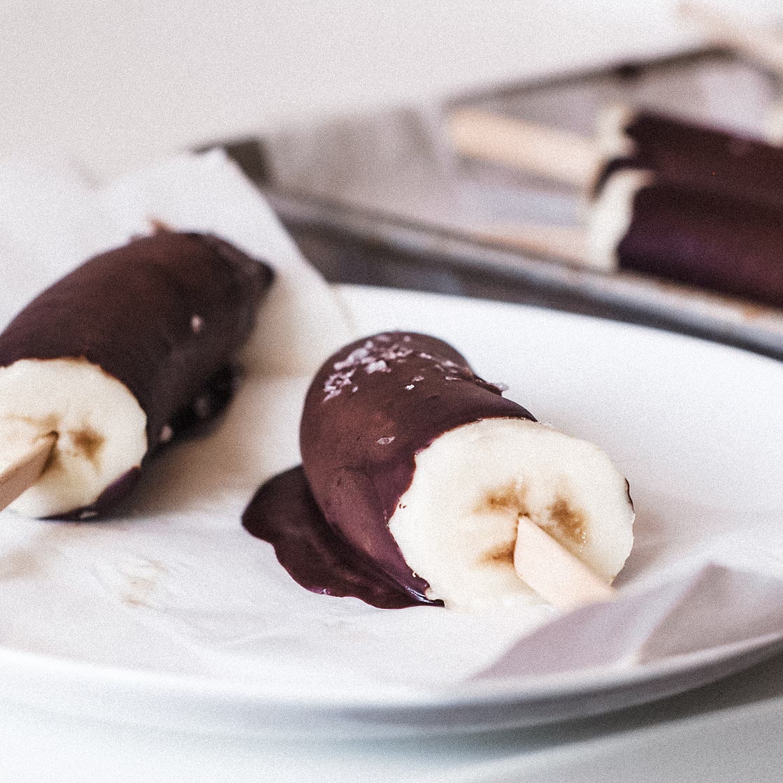 Chocolate Covered Banana Pops